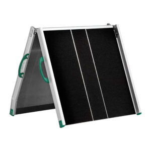 Wide folding ramps